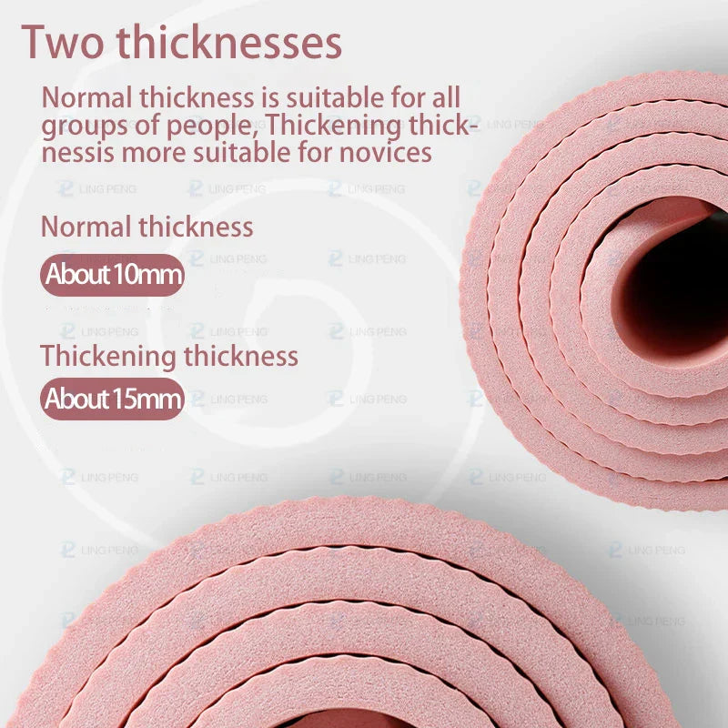 Thick Non-Slip Yoga Mat for Home Fitness-4