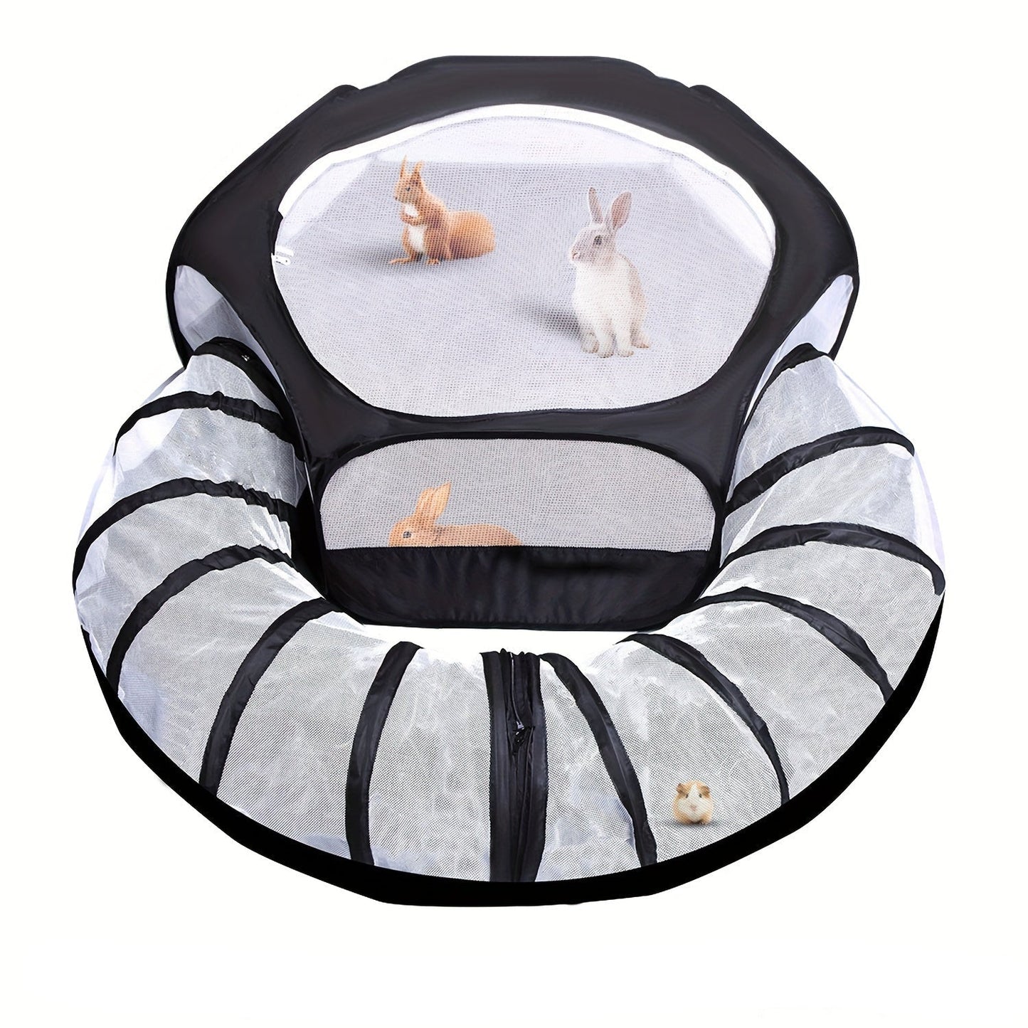 Small Animal Playpen with Tunnel-0