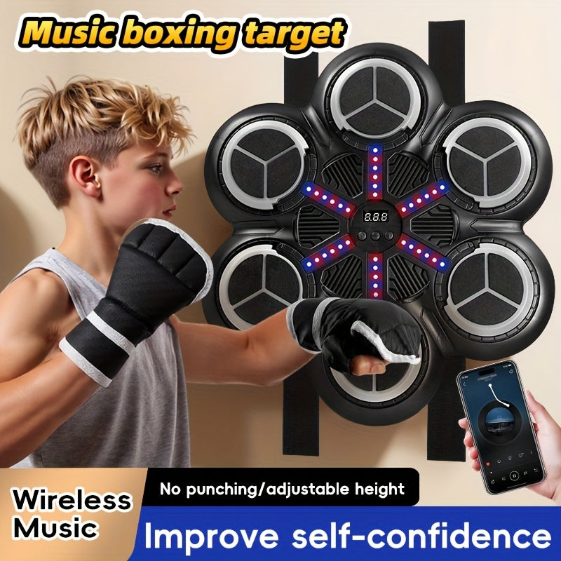 6-Key Music Boxing Wall Target for Home Training-1