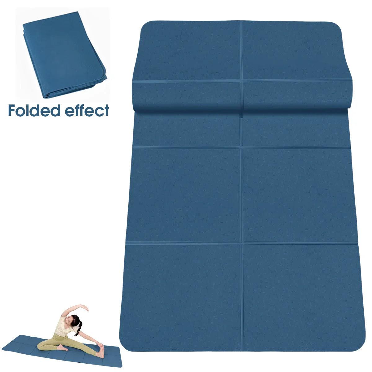 Thick EVA Anti-Slip Yoga Mat for Fitness (3mm)-4