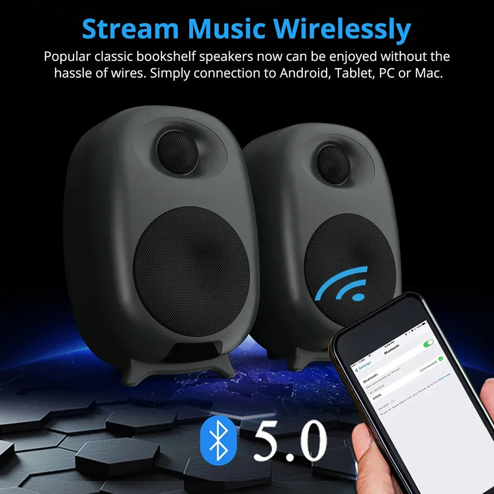 60W Gaming Bluetooth Speaker Soundbar for PC & TV (Black)-2