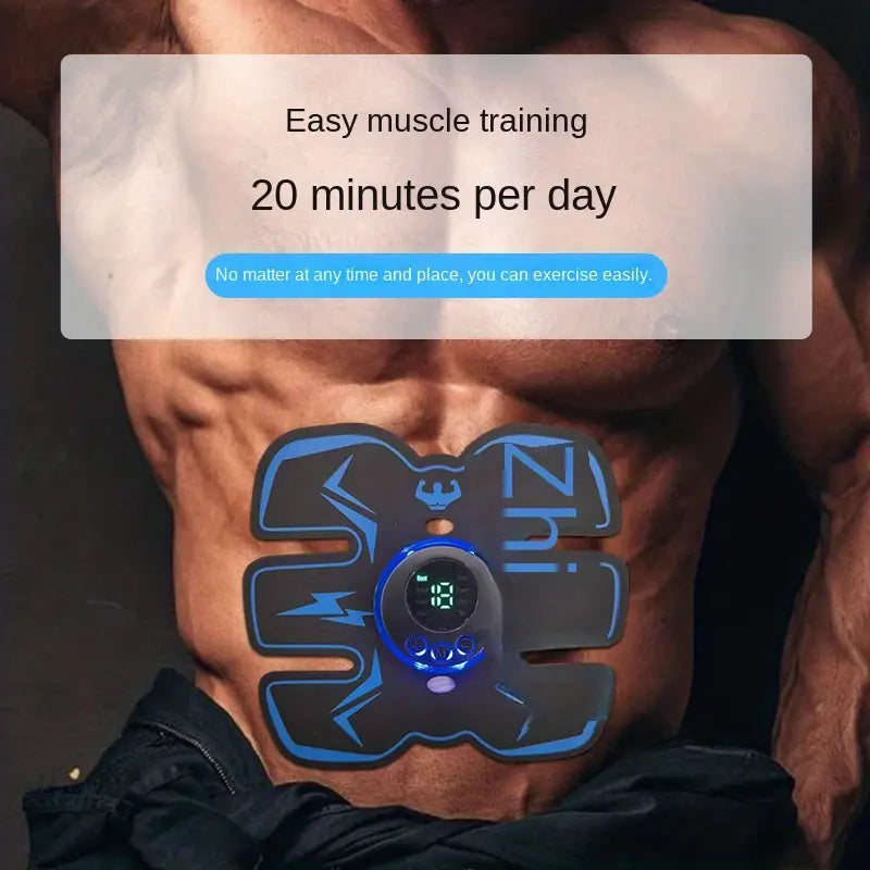 Rechargeable Remote Control Abdominal Muscle Toner, Muscle Trainer, Body Muscle Stimulator EMS Massager- Tone Your Abs, Hips, And Buttocks At Home-2