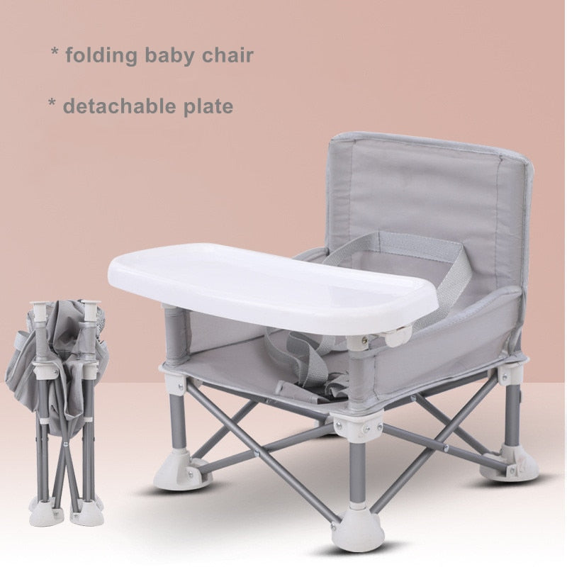 Children folding chair baby dining table portable outdoor folding chair multifunctional baby dining chair-1
