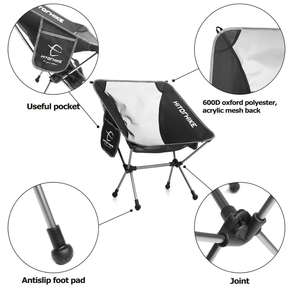 Ultralight Folding Aluminum Camping Chair-3