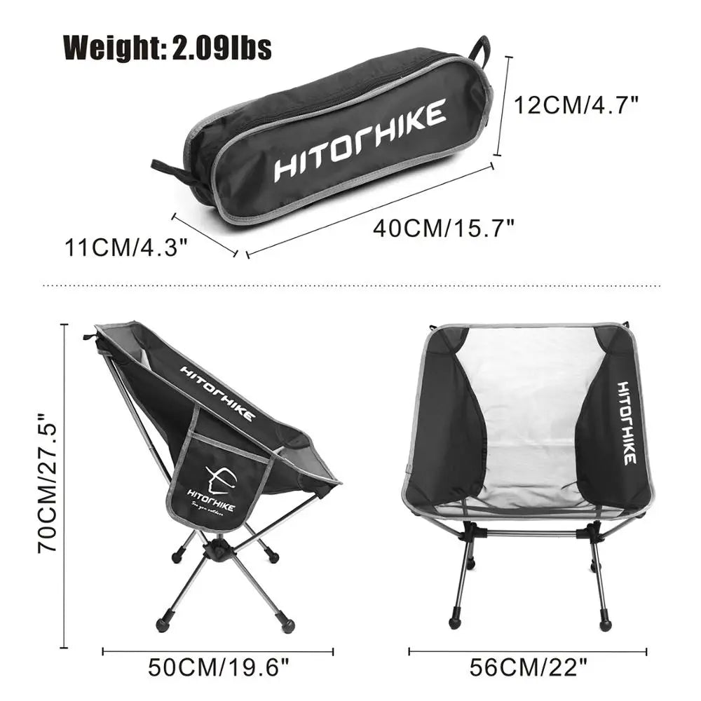 Ultralight Folding Aluminum Camping Chair-2