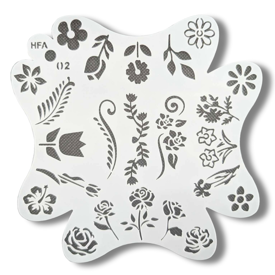 Face Painting MasterStencil - MS02 "The Flora"-0