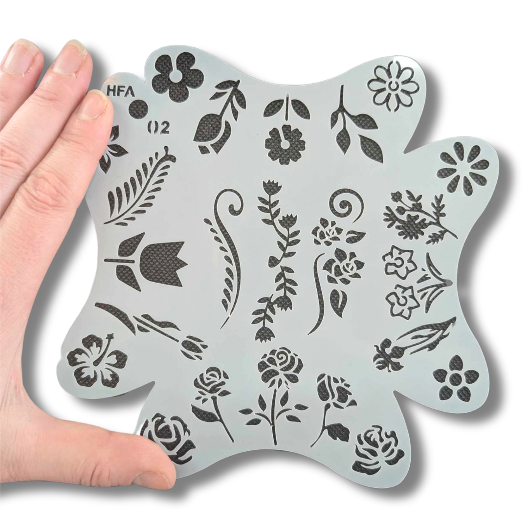Face Painting MasterStencil - MS02 "The Flora"-1