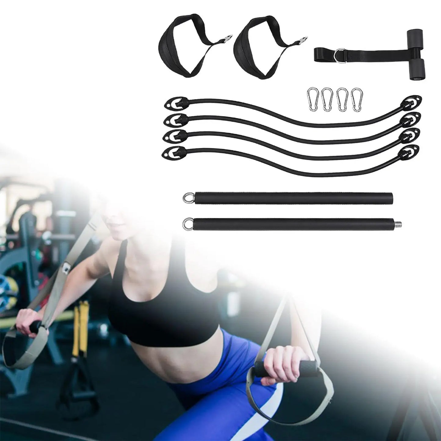 Professional Pilates Bar Kit for Home Workouts-2