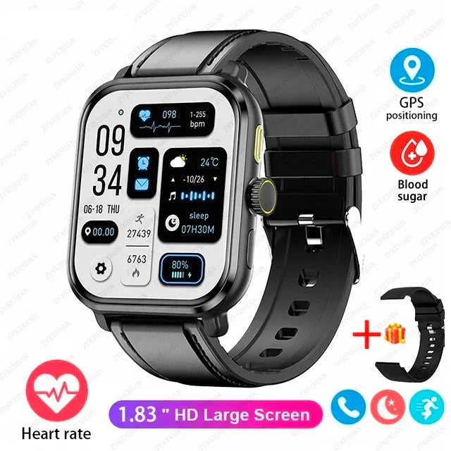 Smart Bluetooth Fitness Tracker Watch with Voice Assistant and Magnetic Charging-5