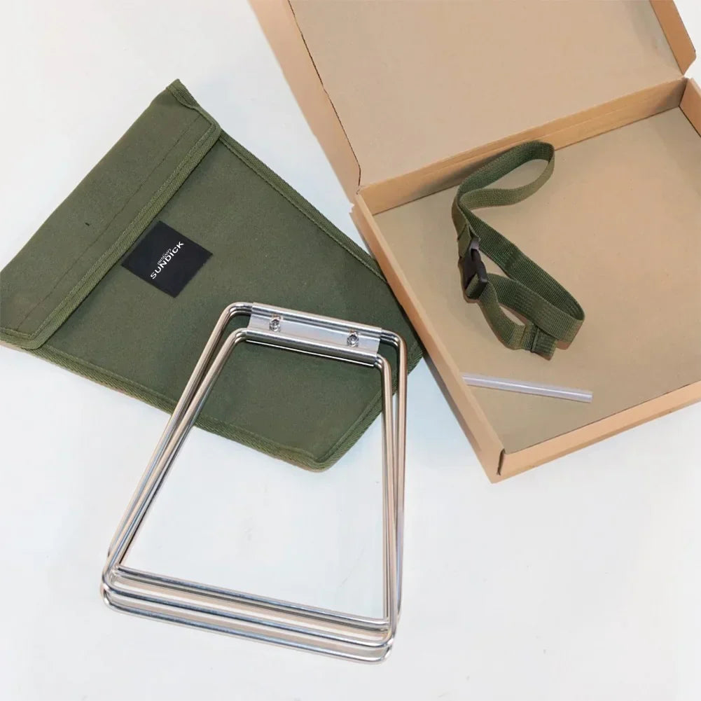 Portable Fridge with Ice Box Stand-2