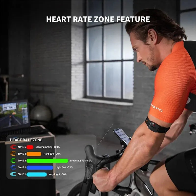 Fitness Heart Rate Sensor Armband for Cycling & Workouts-3