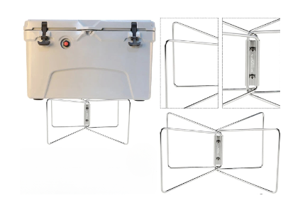 Portable Fridge with Ice Box Stand-1