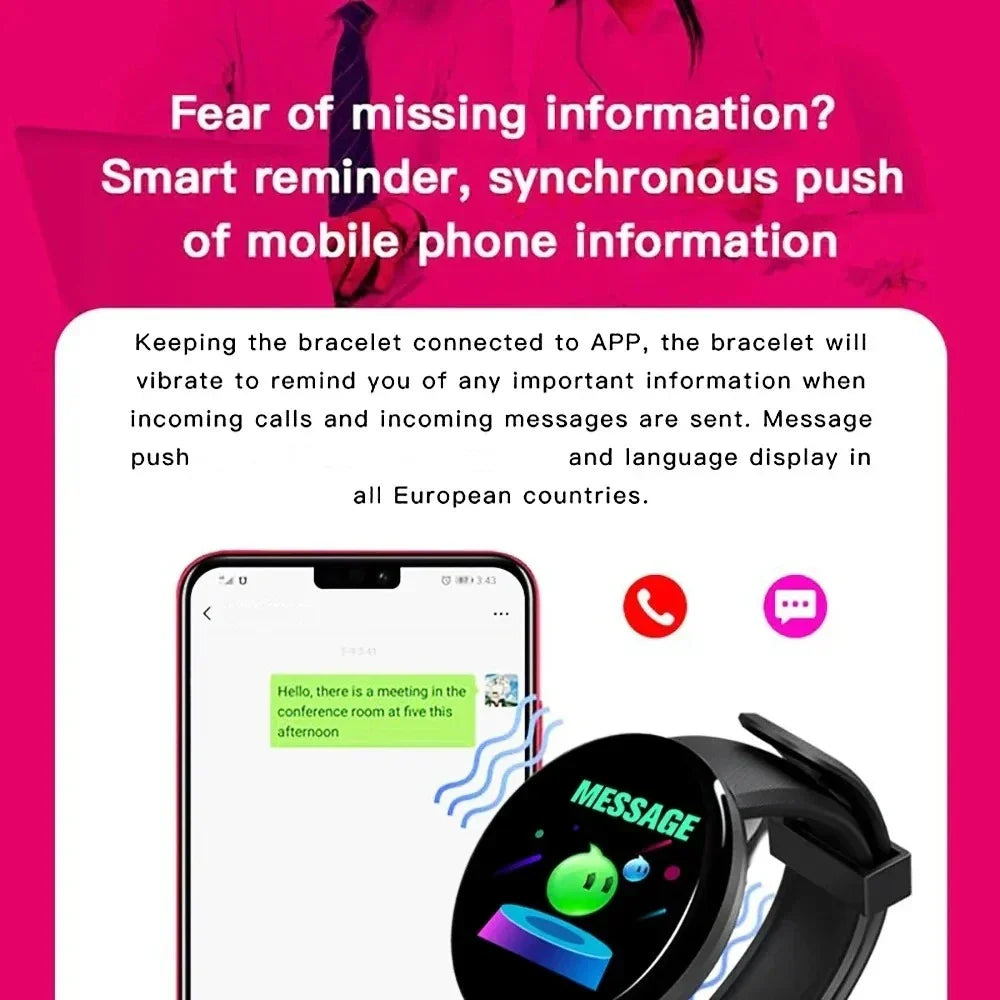 Smartwatch Fitness Tracker with Heart Rate Monitor-4
