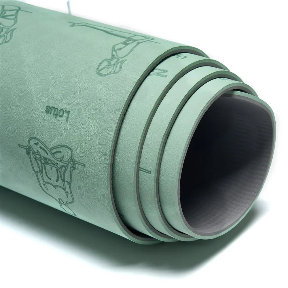 TPE Yoga Mat Non-Slip for Fitness & Pilates-2