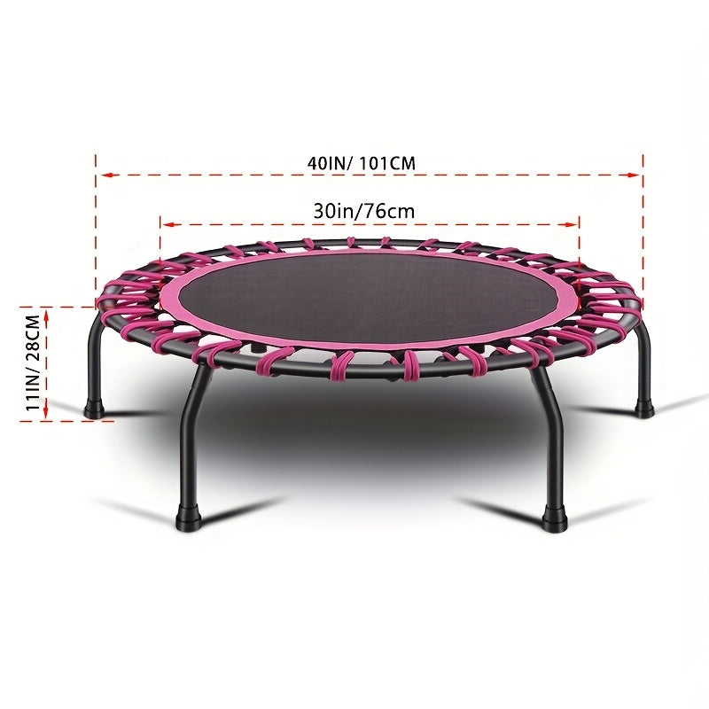 40-Inch Fitness Trampoline for Adults & Outdoor Use-1