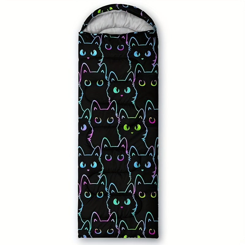Cat Camping Sleeping Bag Lightweight Outdoor Quilt-2