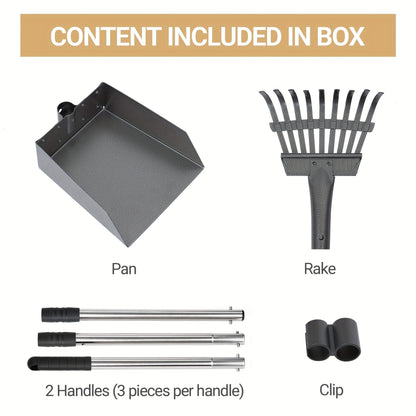 Dog Pooper Stainless Steel Scooper Set-3