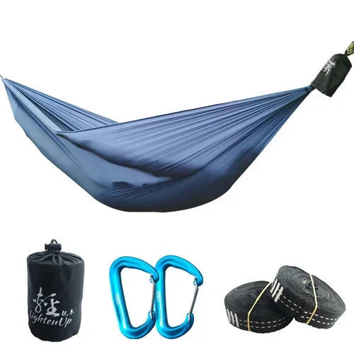 Ultralight Outdoor Camping Nylon Hammock with Hooks-0