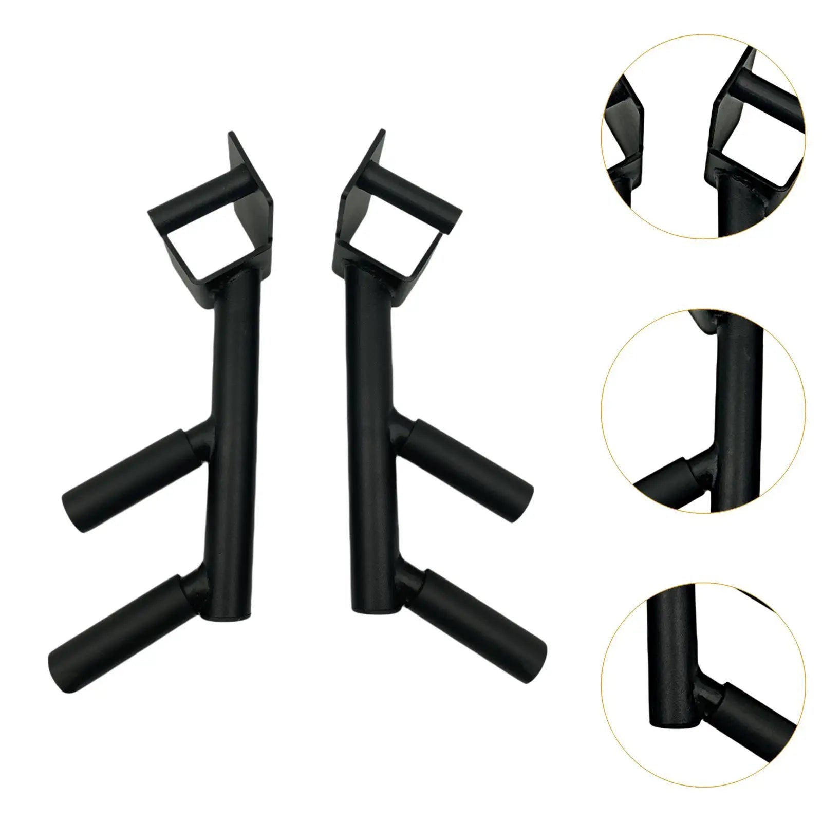 Fitness Dips Bars Attachments for Power Racks-4