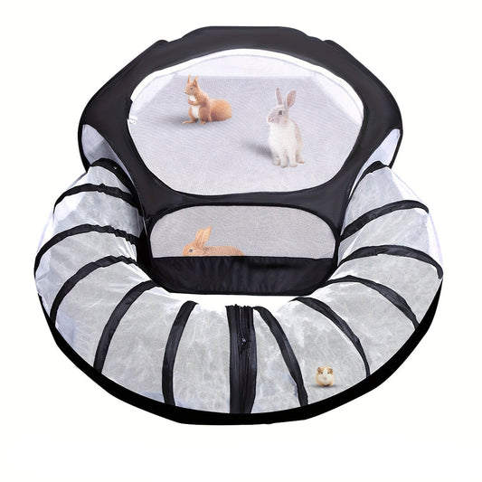 Small Animal Playpen with Tunnel-0