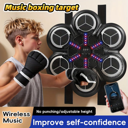 6-Key Music Boxing Wall Target for Home Training-1