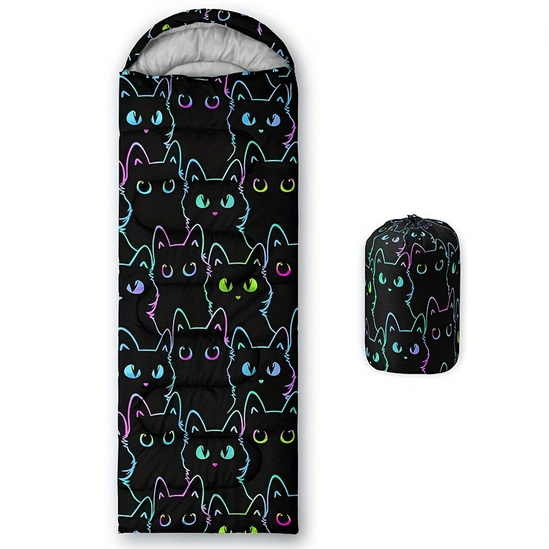 Cat Camping Sleeping Bag Lightweight Outdoor Quilt-1