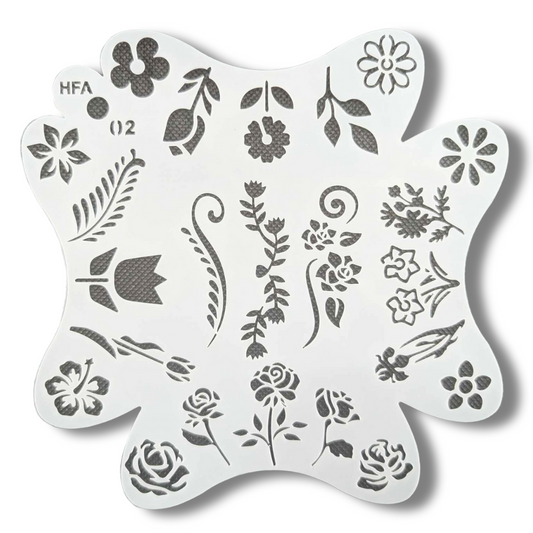 Face Painting MasterStencil - MS02 "The Flora"-0