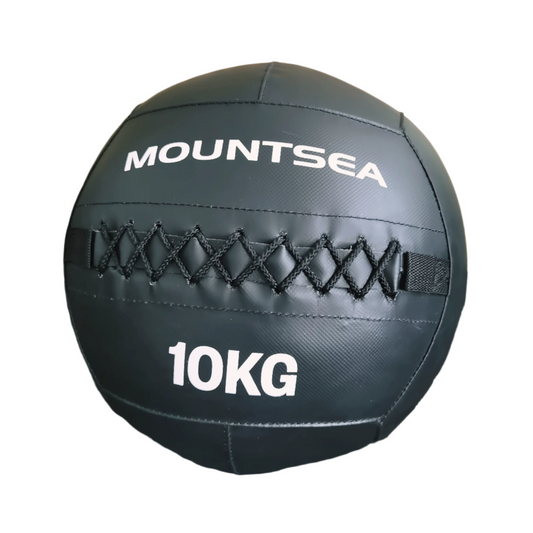 10kg Fitness Soft Medicine Ball | 35cm Diameter | Black Wall Ball-0