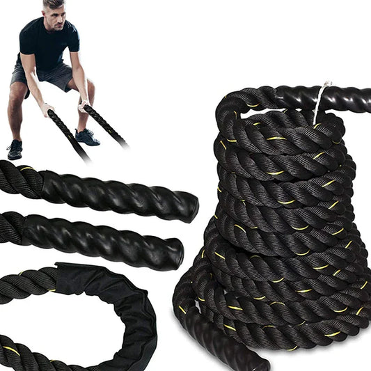 Power Training Battle Rope for Home Gym Workouts-0