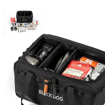 30L Camping Storage Bag Heavy-Duty Gear Black-4