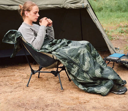 Camouflage Ultralight Waterproof Sleeping Bag  Splicable 3-Season Green-2