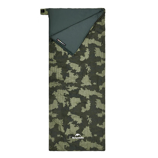 Camouflage Ultralight Waterproof Sleeping Bag  Splicable 3-Season Green-0