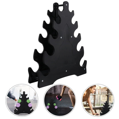 Triangle Fitness Rack - Dumbbell & Kettlebell Storage Stand-2