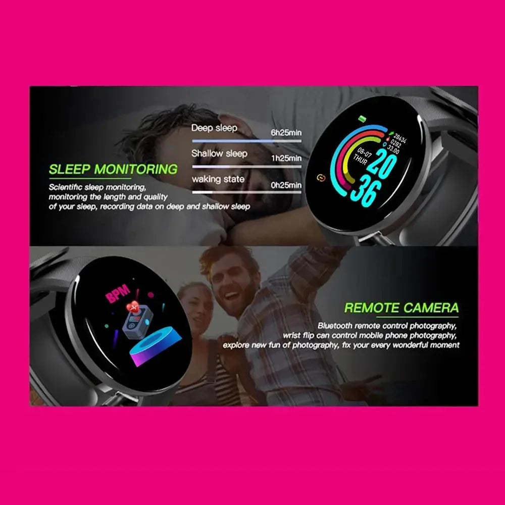 Smartwatch Fitness Tracker with Heart Rate Monitor-3
