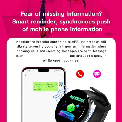 Smartwatch Fitness Tracker with Heart Rate Monitor-4