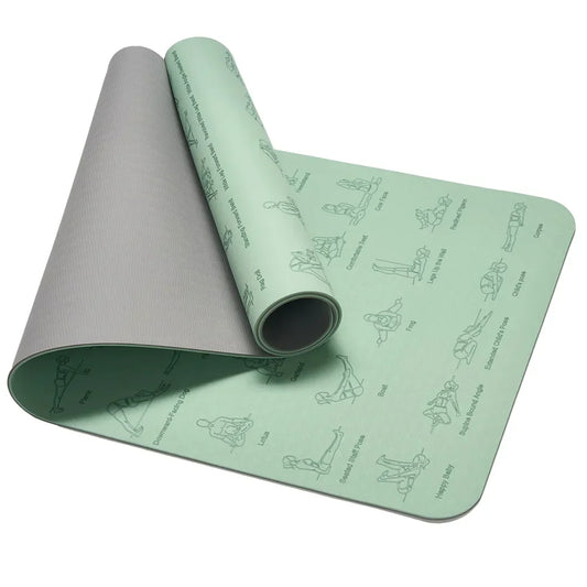 TPE Yoga Mat Non-Slip for Fitness & Pilates-0
