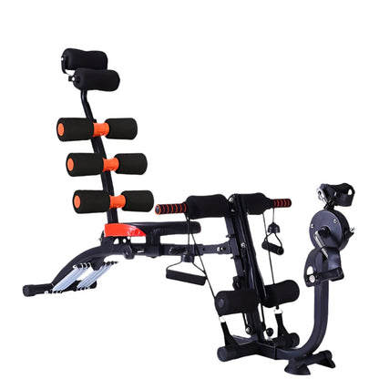 6-in-1 Home Gym Ab Crunch Leg Bench-0