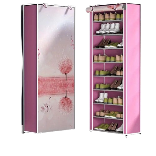 Step up your home organization game with this 10-tier shoe rack-0