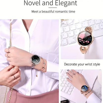 Rose Golden Women's Smartwatch - Health, Fitness, Sleep Tracker-2