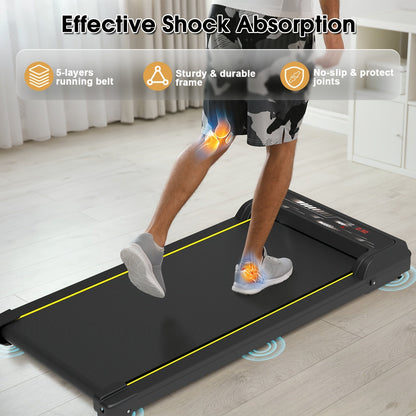 Under Desk Walking Pad - Home Gym Office Fitness Equipment(Black)-2