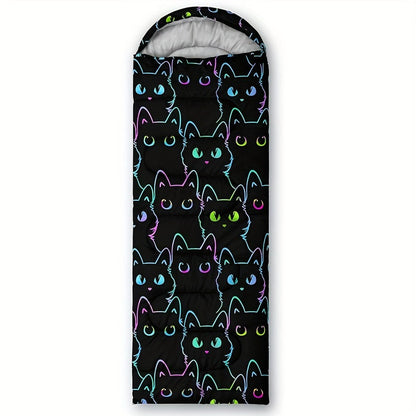 Cat Camping Sleeping Bag Lightweight Outdoor Quilt-2