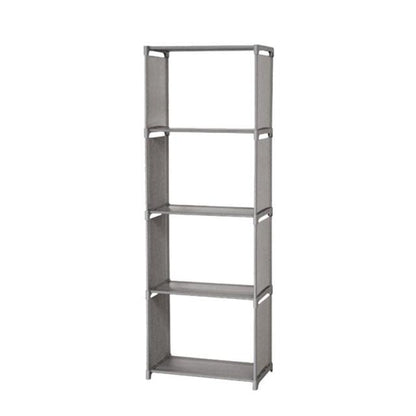 5 Layer Bookshelf Storage Rack Magazine Bookcase Display Shelves Storage Unit Organizer Debris Rack Home Furniture-2
