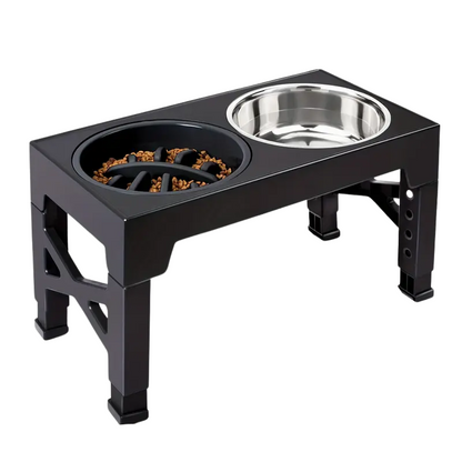 Dog Bowl Stand with 3 Bowls-0