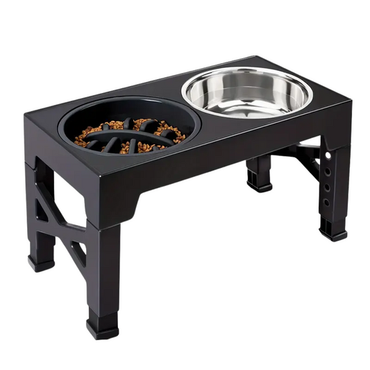 Dog Bowl Stand with 3 Bowls-0